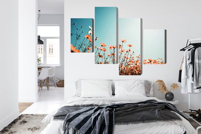 Ljuddämpande tavla - Field flowers in the sun