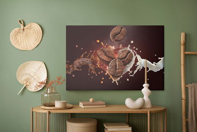 Ljuddämpande tavla - Coffee with milk