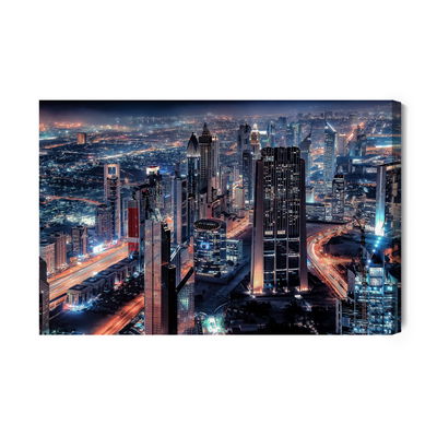 Ljuddämpande tavla - Dubai at night