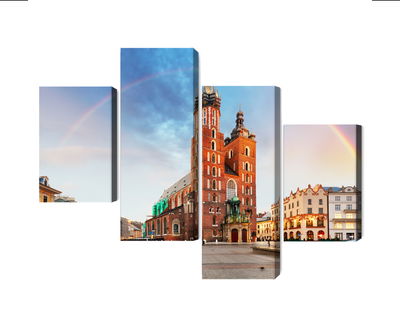 Ljuddämpande tavla - St. mary's basilica in Kraków