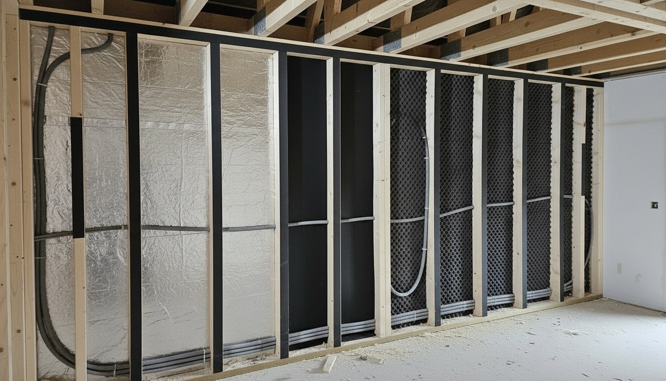 Ljudisolering – Stoppar ljud mellan rum där trummor finns