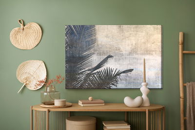 Ljuddämpande tavla - Vintage palm leaves