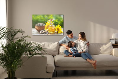 Ljuddämpande tavla - Natural sunflower oil