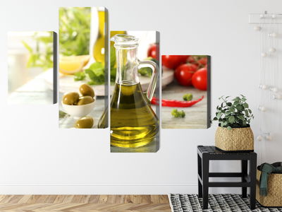 Ljuddämpande tavla - Jug with fresh oil