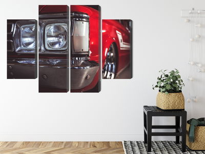 Ljuddämpande tavla - Headlight on an old car