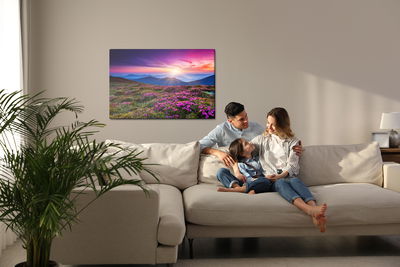 Ljuddämpande tavla - Beautiful mountain country