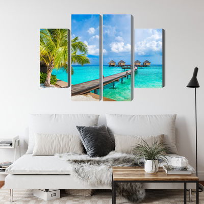 Ljuddämpande tavla - Floating houses