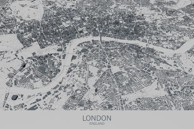 Ljuddämpande tavla - London’s map