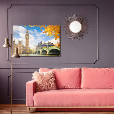 Ljuddämpande tavla - View of big ben in London