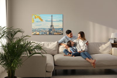 Ljuddämpande tavla - Paris panorama