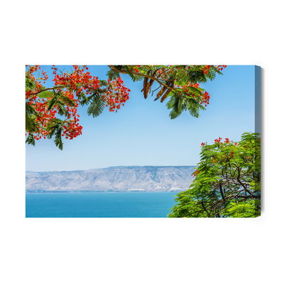 Ljuddämpande tavla - Landscape with the sea