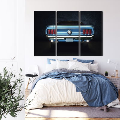 Ljuddämpande tavla - The back of an old ford