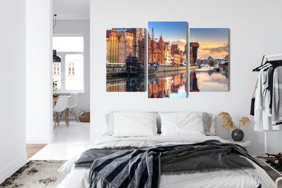 Ljuddämpande tavla - Gdansk motlawa at sunrise