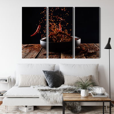 Ljuddämpande tavla - Cayenne pepper in flight