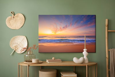 Ljuddämpande tavla - Clouds by the sea