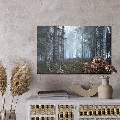 Ljuddämpande tavla - Forest in the fog