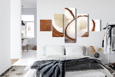 Ljuddämpande tavla - Coconut halves