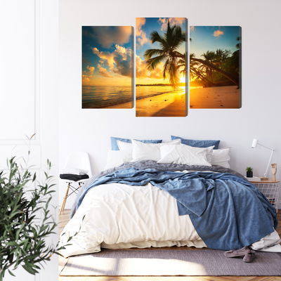 Ljuddämpande tavla - Tropical beach in punta