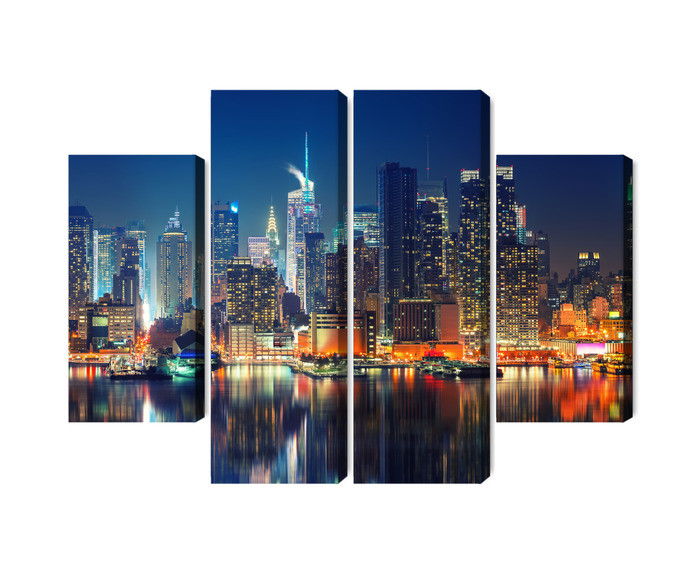 Ljuddämpande tavla - Panoramic view of manhattan