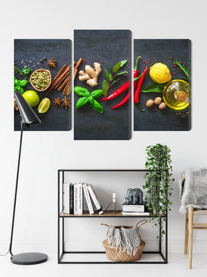 Ljuddämpande tavla - Fresh aromatic spices