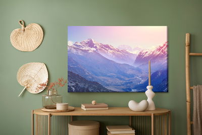Ljuddämpande tavla - Amazing mountain country