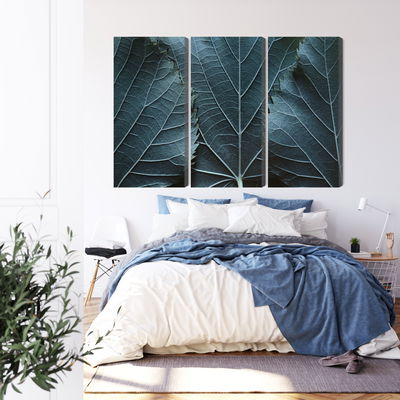 Ljuddämpande tavla - Leaves with a macro