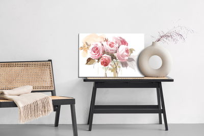 Ljuddämpande tavla - A bouquet of delicate roses