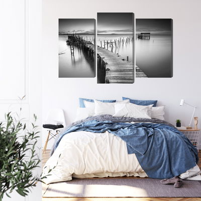 Ljuddämpande tavla - A dilapidated pier