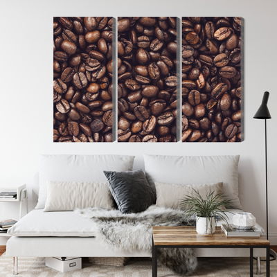 Ljuddämpande tavla - Roasted coffee beans