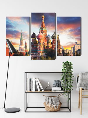 Ljuddämpande tavla - Moscow view of the red