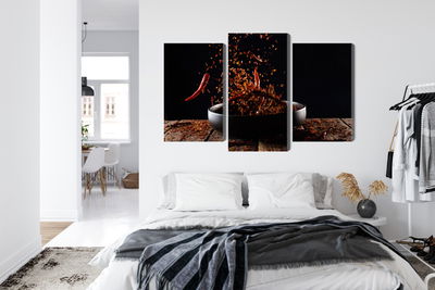 Ljuddämpande tavla - Cayenne pepper in flight