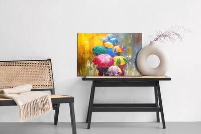 Ljuddämpande tavla - Abstraction and people