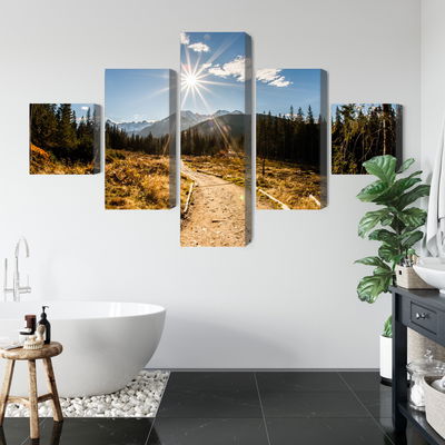 Ljuddämpande tavla - A sunny day in the tatras 3d