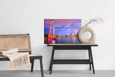 Ljuddämpande tavla - London eye at evening time