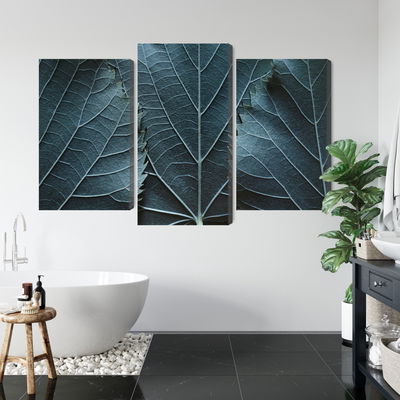 Ljuddämpande tavla - Leaves with a macro