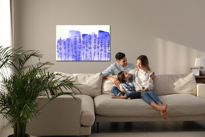 Ljuddämpande tavla - Watercolor lavender