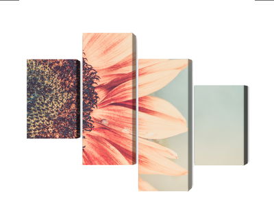 Ljuddämpande tavla - Blooming sunflower