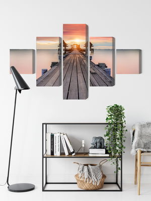 Ljuddämpande tavla - Hazy sea