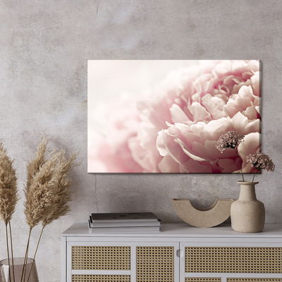 Ljuddämpande tavla - Peonies roses in pastel