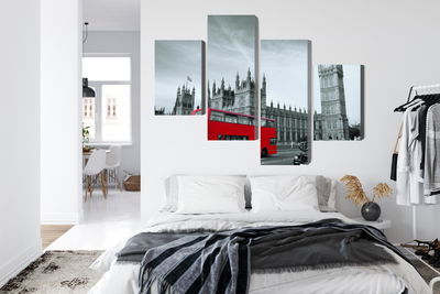 Ljuddämpande tavla - Red London bus