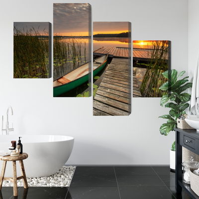 Ljuddämpande tavla - Summer sunrise