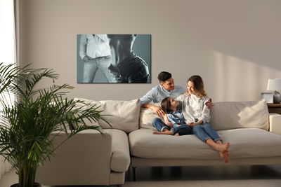 Ljuddämpande tavla - Couple in a sensual pose