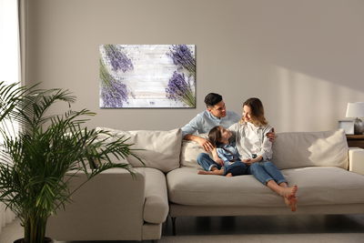 Ljuddämpande tavla - Lavender flowers