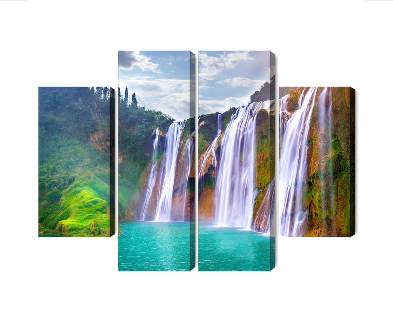 Ljuddämpande tavla - The waterfall in luoping