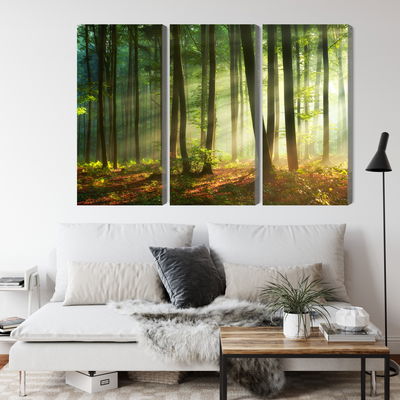 Ljuddämpande tavla - The rays of the sun