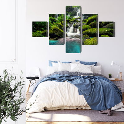 Ljuddämpande tavla - A beautiful waterfall