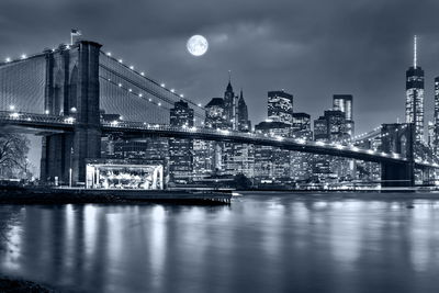 Ljuddämpande tavla - Night panorama of New York