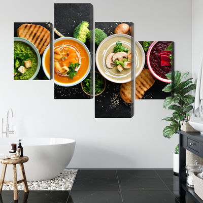 Ljuddämpande tavla - Vegetable cream soups