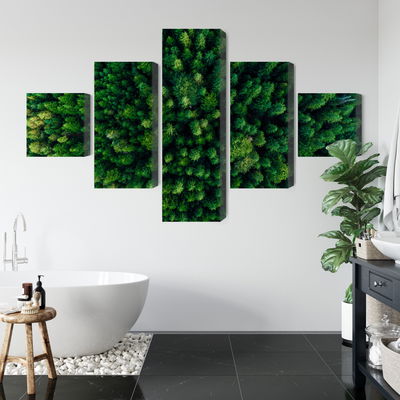 Ljuddämpande tavla - Aerial view of the green