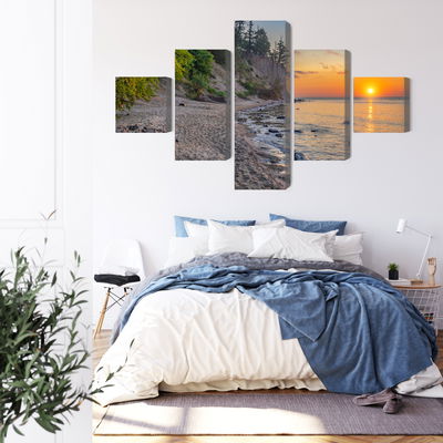 Ljuddämpande tavla - Sunset on the baltic sea